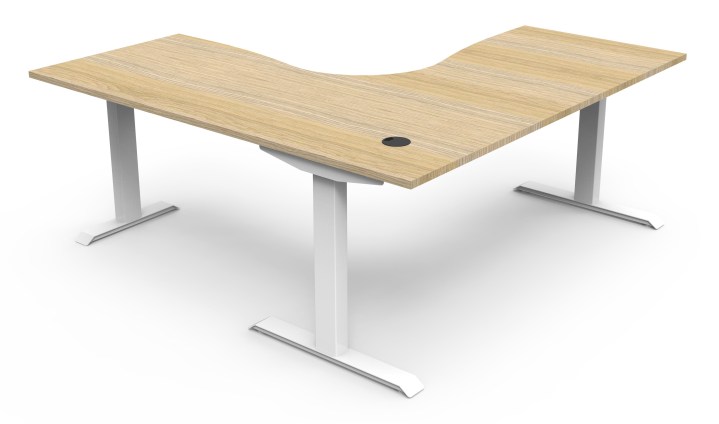 White Frame - Natural Oak Top